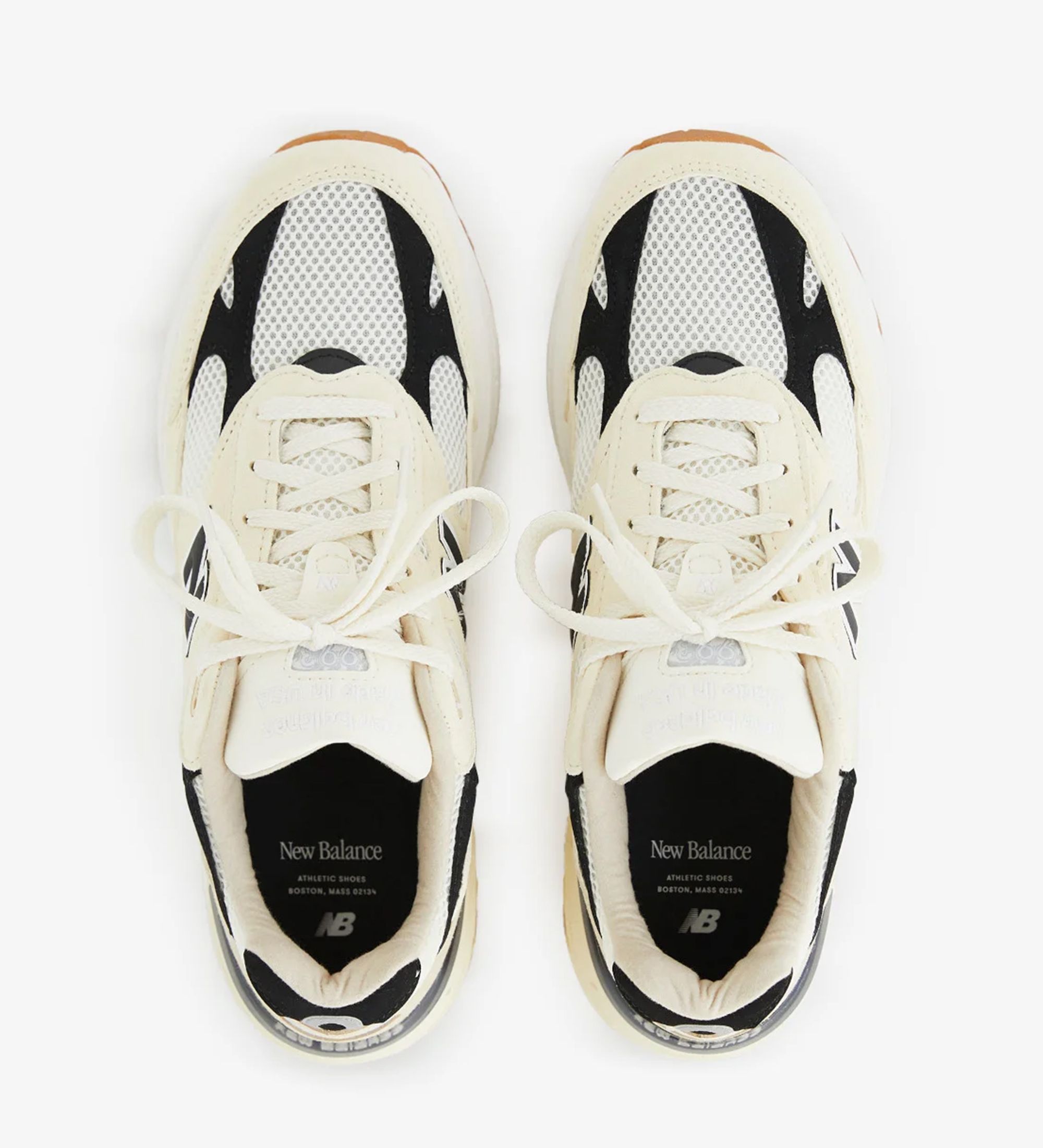 スニーカー New Balance 993 MiUSA Teddy Santis Sea Salt Black New Balance Teddy Santis Made In USA 993 