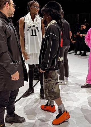 wale debuts Janoski nike basketball sample all star 2025 3