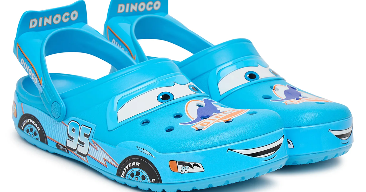 Crocs to Launch Blue Dinoco Lightning McQueen Clogs for Pixar Cars Anniversary