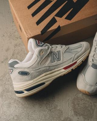 The New Balance 991v2 Returns in Off-White, Grey, and Gum
