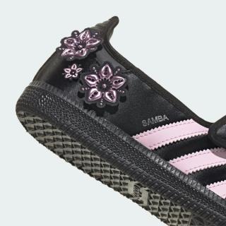 Women's adidas Samba Jane "Black/Pink" (SKU: KZ5668). Photo via adidas.