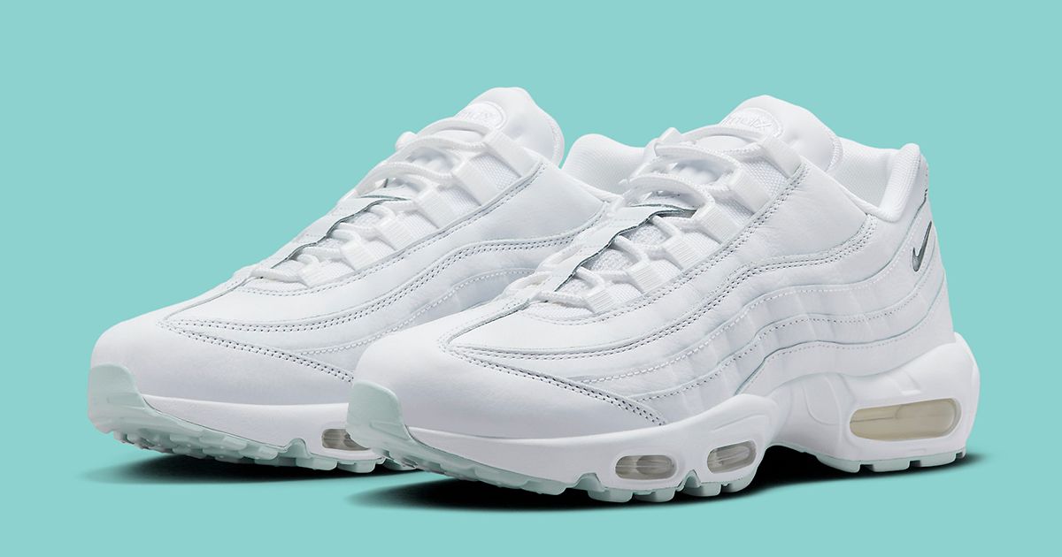 Nike Add Mint Soles to this Otherwise All-White Air Max 95 | House of Heat°