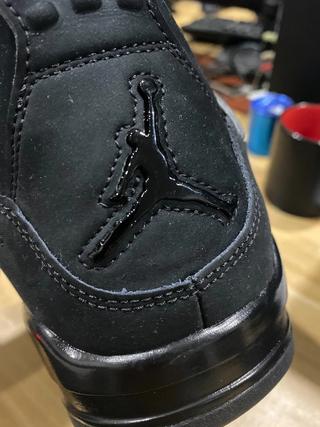 2020 Release 4 Black Cat Outdoor Shoes Men Black Light Graphite 4S