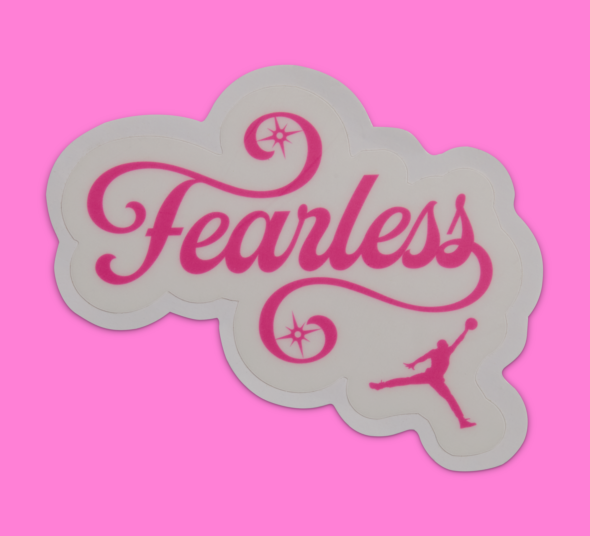 Big Kids' Air Jordan 6 Low “Black/Pink Leopard” Fearless Sticker (SKU: 768878-001). Photo via Foot Locker.
