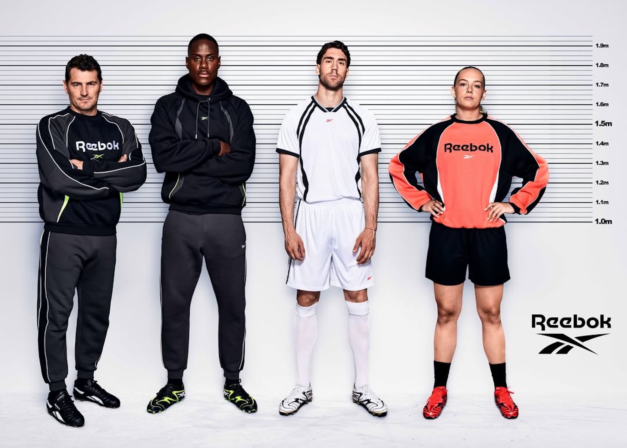 Reebok Sidewinder football boots ad campaign for Summer 2026.