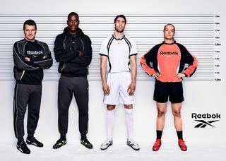 Reebok Sidewinder football boots ad campaign for Summer 2026.