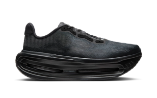 Nike Running's Vomero Premium "Skeleton" in a "Black/Iron Grey/Black" color scheme.