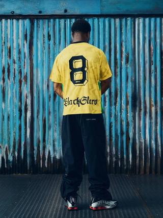 Ghana-inspired tracksuit & jersey combinations by Corteiz. Photo via Corteiz.