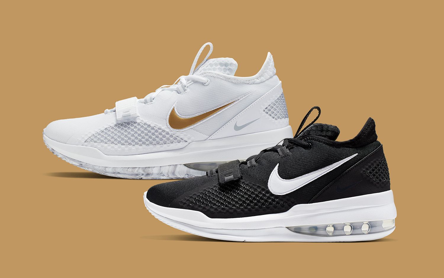 Nike air force outlet max low white gold