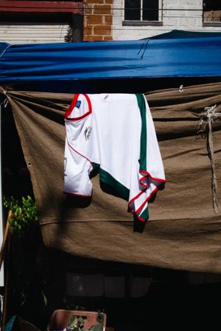 Mexico 2002 Away Jersey Reissue by Atlética (white). Photo via Atlética/MARGO STUDIO.