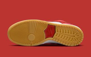 orange label nike sb dunk low red suede fj1674 600 5