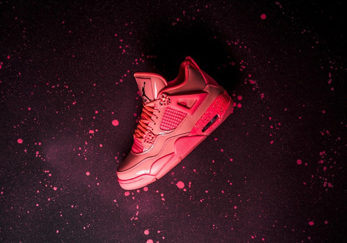 jordan 4 hot pink