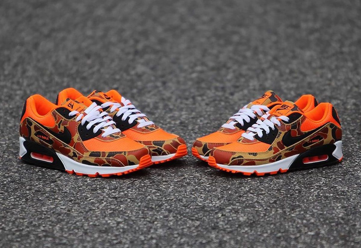 orange duck camo nike