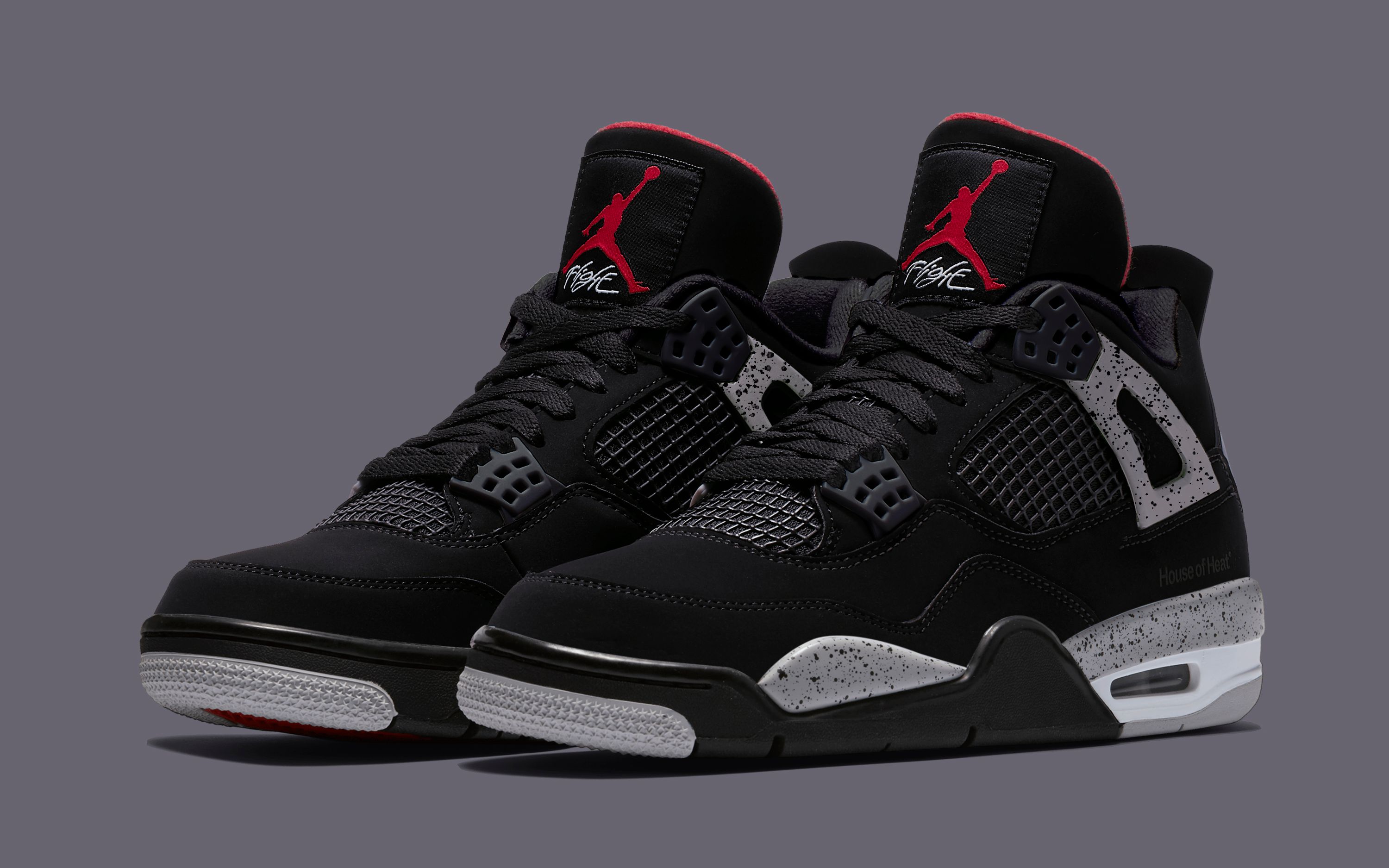 Air jordan 4 cement black on sale