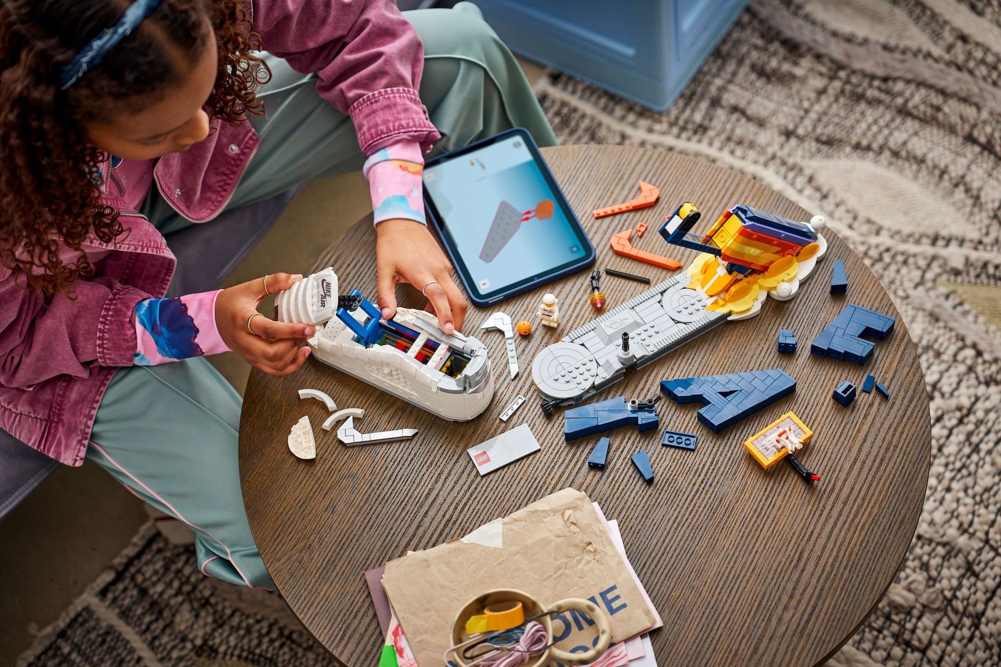 LEGO® x Nike Air Force 1 Block Set (1,093 Pieces). Photo via The LEGO Group.
