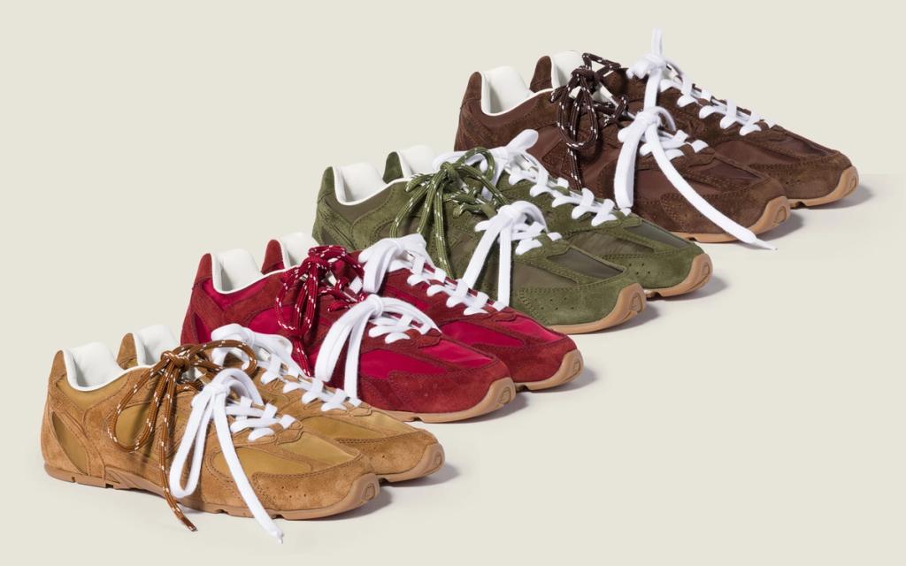 Miu Miu x New Balance 530 SL in four new summer colorways displaying mesh and suede construction