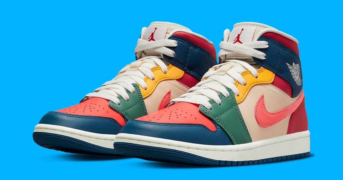 Official Images // Air Jordan 1 Mid “Seven-Color” | House of Heat°