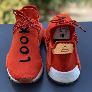 adidas x Pharrell Williams NMD Hu Look Within Orange Gum 4