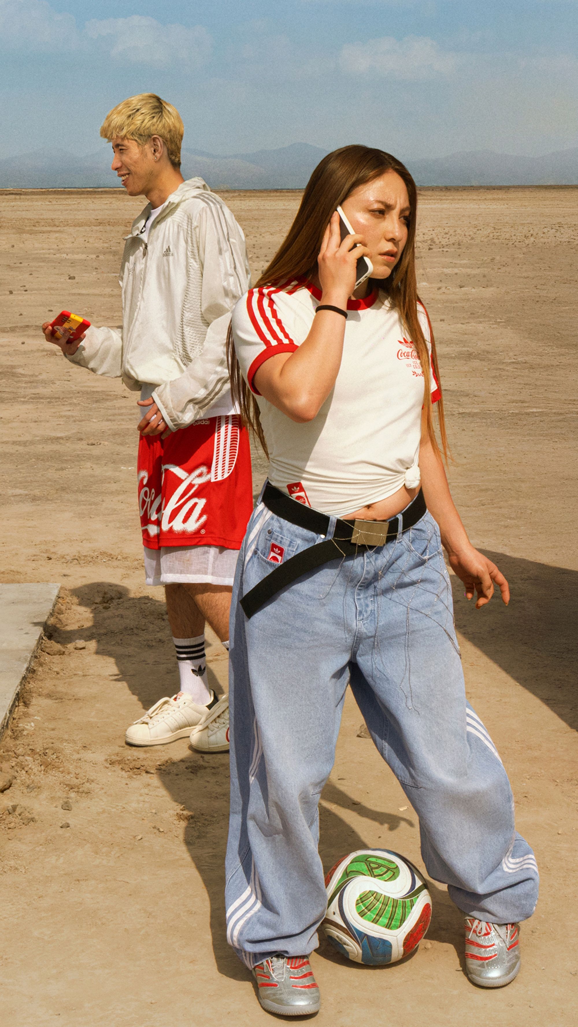 Coca‑Cola® x adidas Originals Summer 2026 Collection, inspired by football.