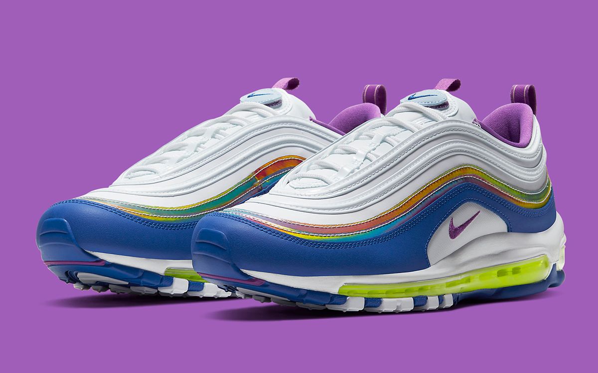 Easter air max 97 cheap pink white yellow green