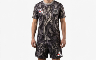 Palace Skateboard's Nike Pre-Match Jersey for the England National Football Team.