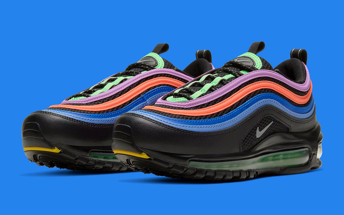 Available Now Nike Air Max 97 in Black Multi Color House of Heat