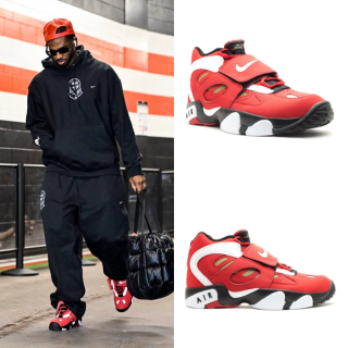 Shedeur Sanders Lights Up the Tunnel in Nike Air Diamond Turf 2 “Fire Red”
