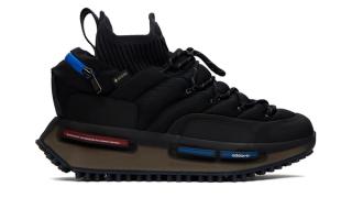 moncler genius moncler x adidas originals black runner nmd sneakers