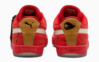 Street Fighter x PUMA Suede "Ken Masters" (SKU: 410646-01). Photo via PUMA.