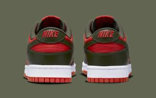 The Nike Dunk Low “Mystic Red” Drops December 13