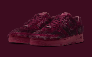 Nike Air Force 1 "Team Red" (Pony Hair; SKU: IR1940-600). Photo via Nike.