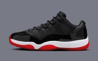 The Air Jordan 11 Low "Bred" Releases June 2025