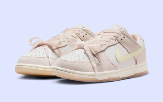 The Satin-Laced Nike Dunk Low "Light Soft Pink" is Now Available