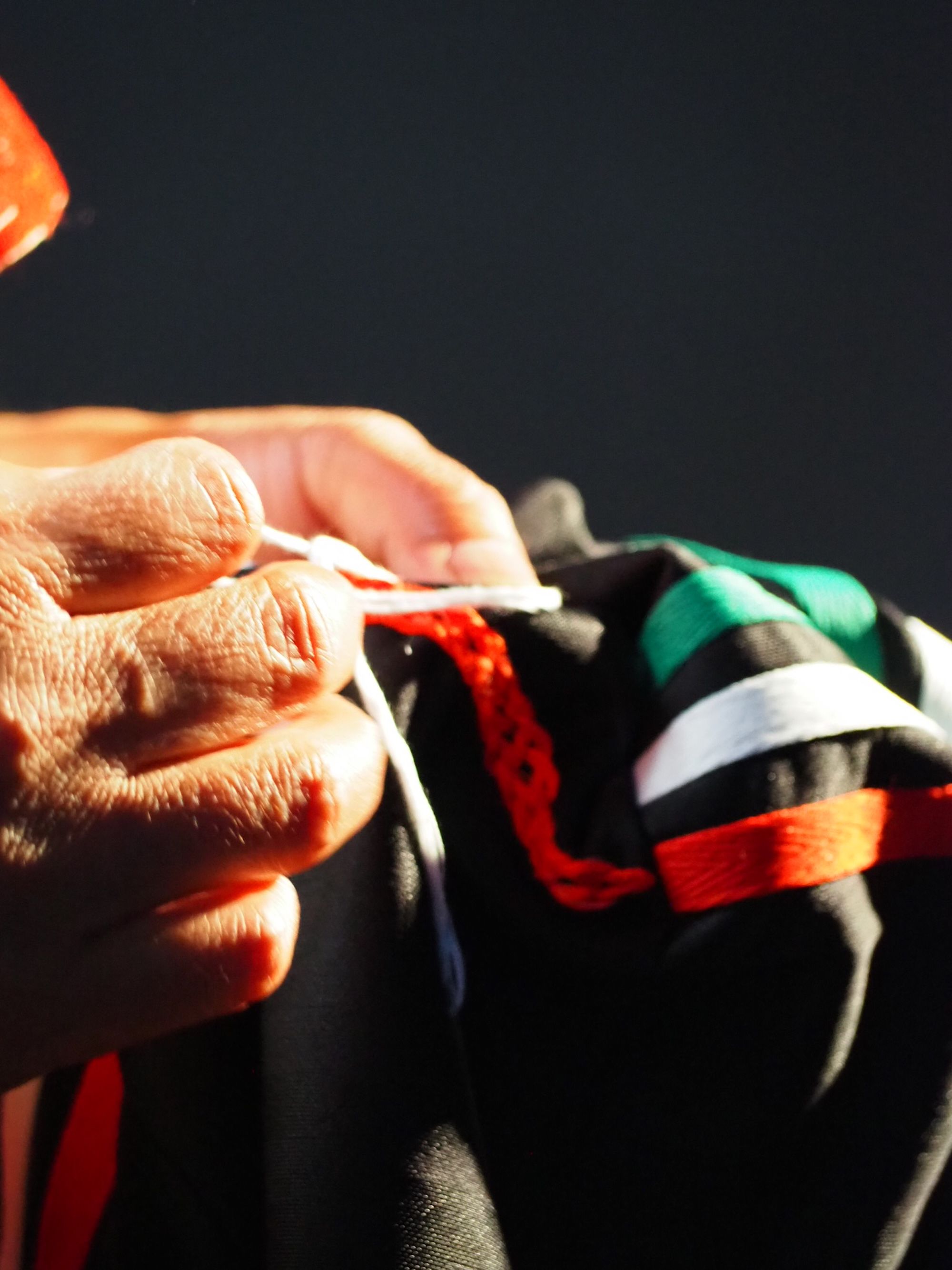 Artisan working on the Someone Somewhere x adidas x Mexico 2026 Third jersey. Photo via Someone Somewhere.