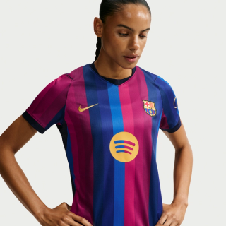 FC Barcelona 26/27 Home Replica Short-Sleeve Women's Jersey (SKU: II2724-683). Photo via Nike.