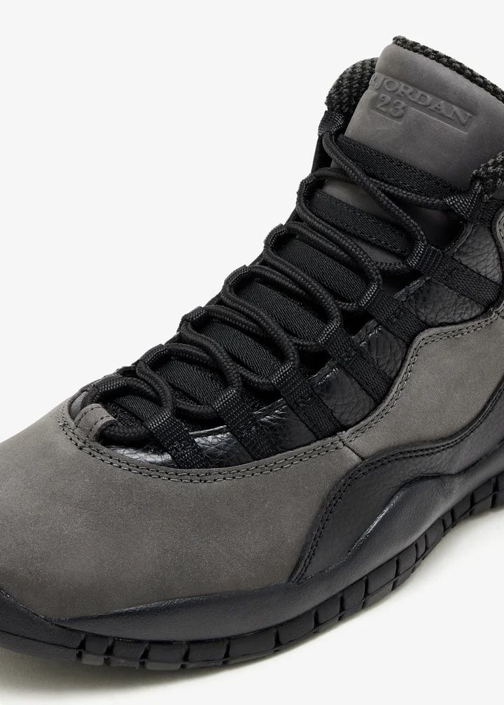 jordan 10 gray and black