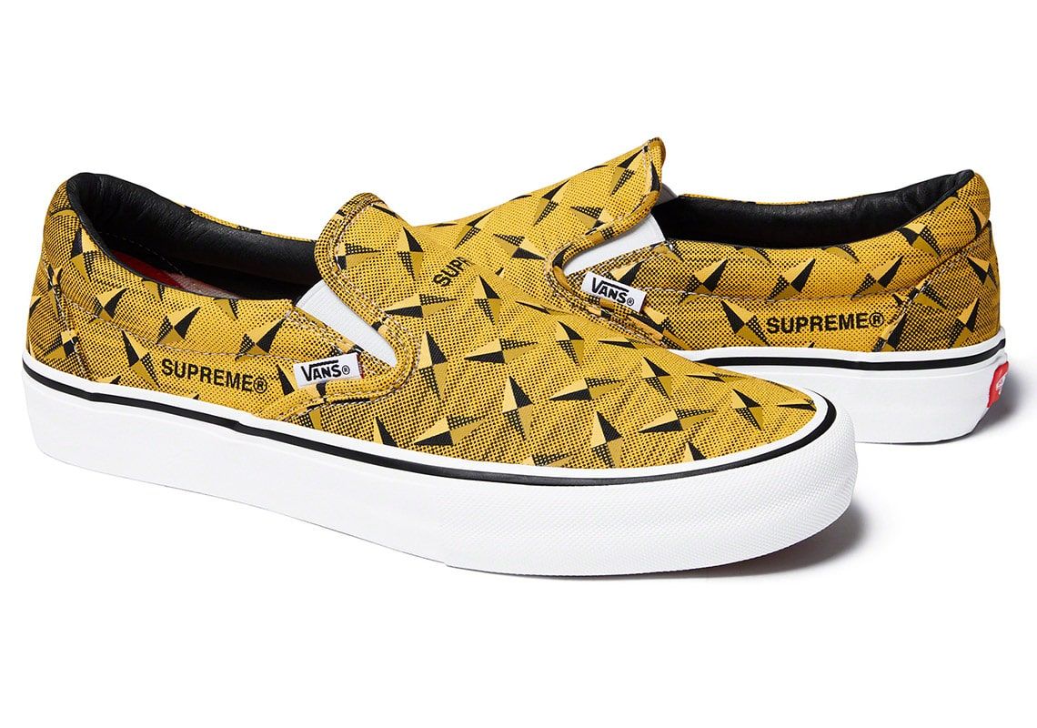 【箱付き美品】Supreme Vans sk8ネイビー/イエロー 箱付き美品】Supreme Vans sk8ネイビー/イエロー