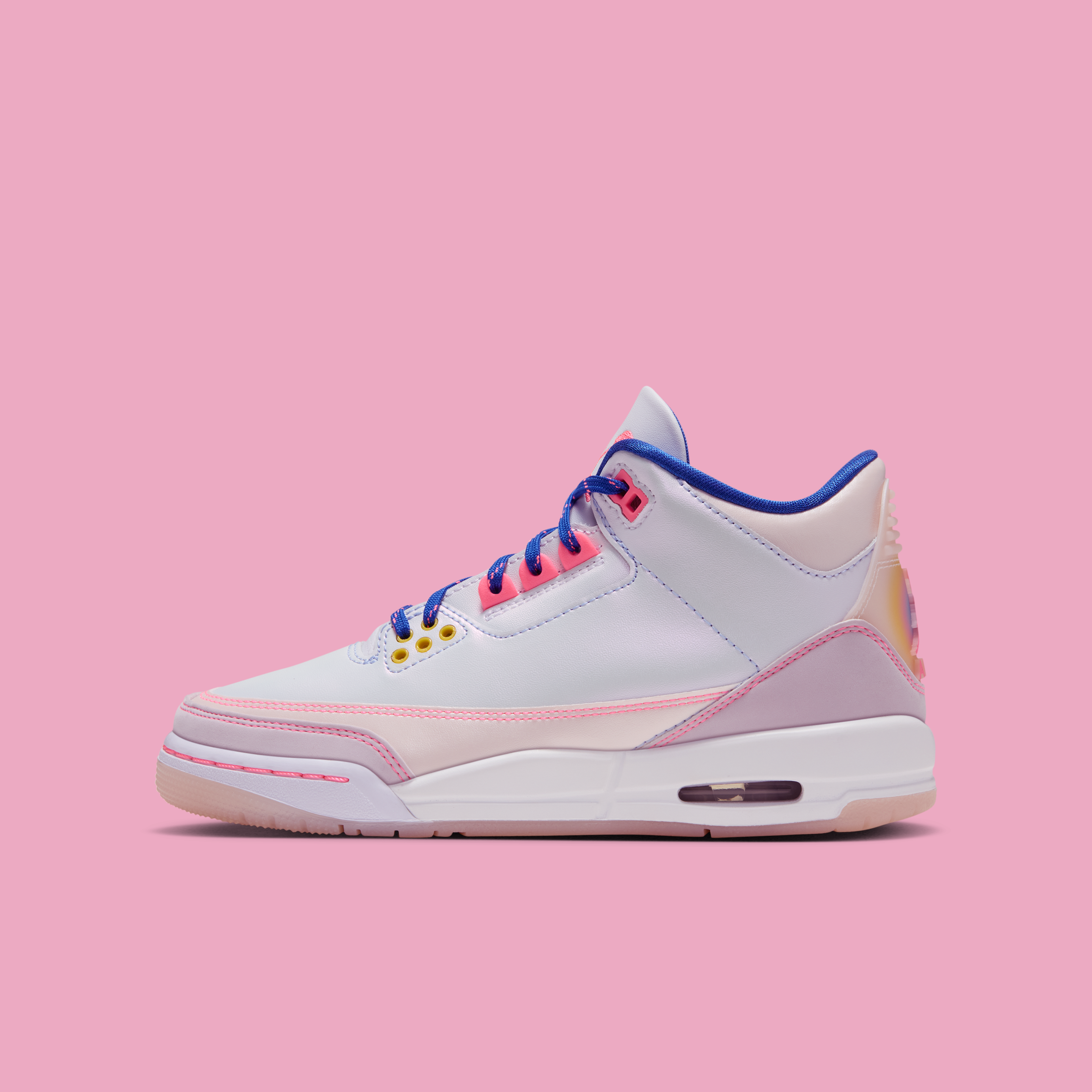 Kids' Space Jam x Air Jordan 3 "Lola Bunny" (SKU: IZ1694-600). Photo via Nike.
