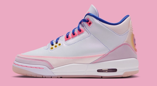 Kids' Space Jam x Air Jordan 3 "Lola Bunny" (SKU: IZ1694-600). Photo via Nike.