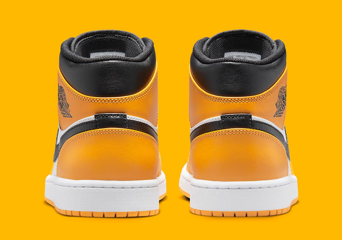 Jordan 1 mid hotsell black and yellow