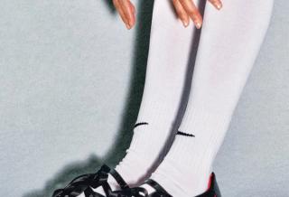 LABELHOOD's black-and-red, mary jane-inspired Nike Shox Z Calistra collaboration.