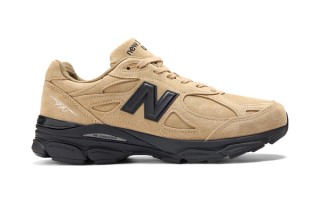 JJJJound x New Balance 990v3 Suede (SKU: U9904D8). Photo via New Balance.