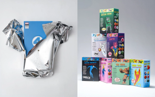 Blind-box packaging for the Advisory Board Crystals x PUMA x Marvel's Fantastic Four collaboration.