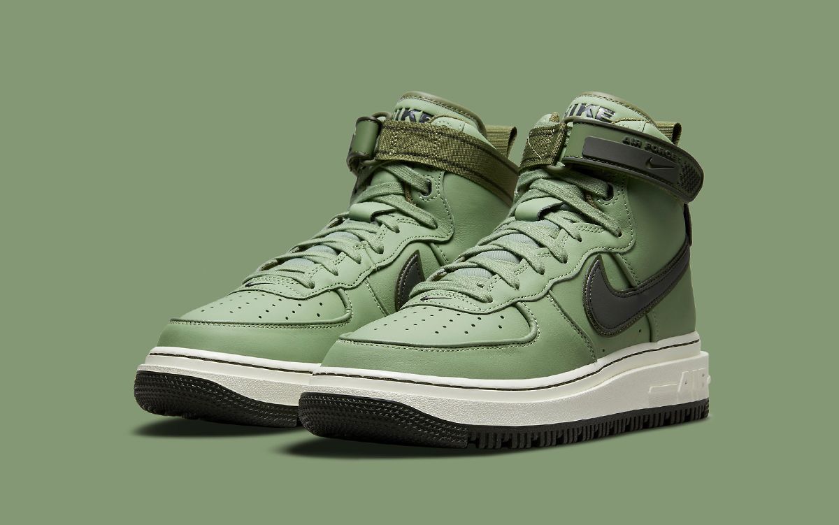 Nike air 2025 force boots green