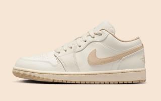 Jordan Brand Keeps It Neutral with the Air Jordan 1 Low "Sail/Tan"