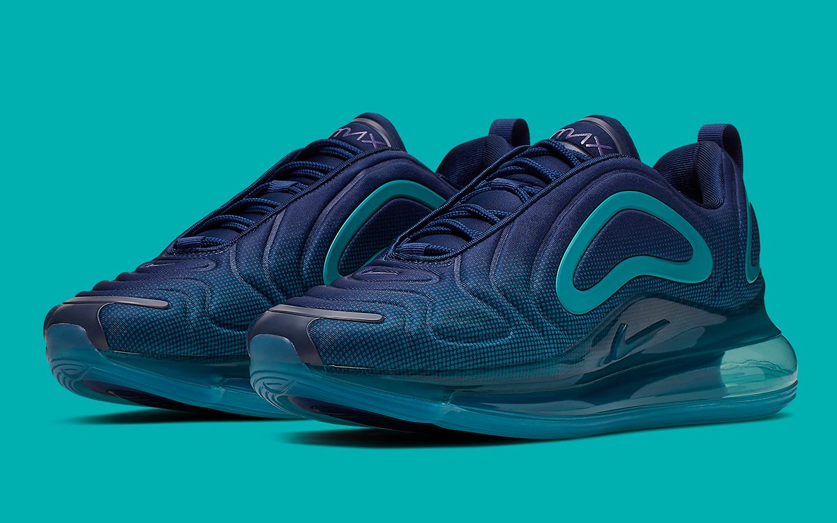 nike 720 blue and green
