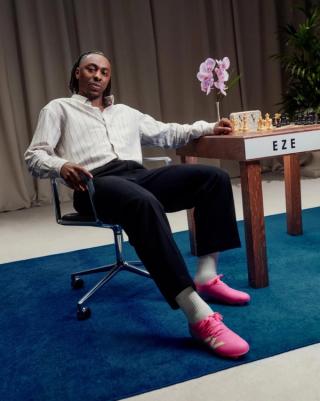Eberechi Eze for New Balance Furon "Pure Ambition" Campaign. Photo via New Balance.