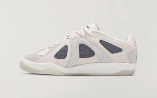 Bad Bunny x adidas BadBo 1.1 "White/Grey/Pink" (SKU: LC5466). Photo via adidas.