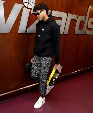 Kelly Oubre travis scott x nike air force 1 low