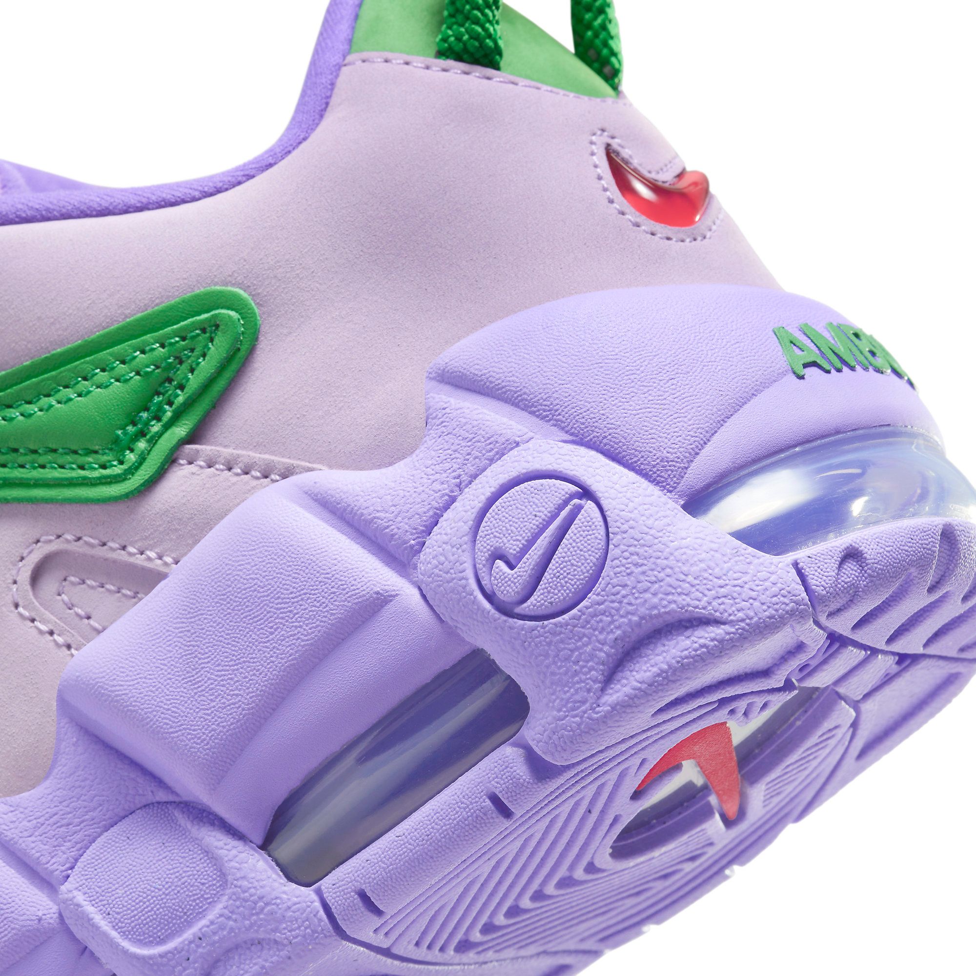 The AMBUSH Nike Air More Uptempo Low arrives in 'Lilac' - HIGHXTAR.